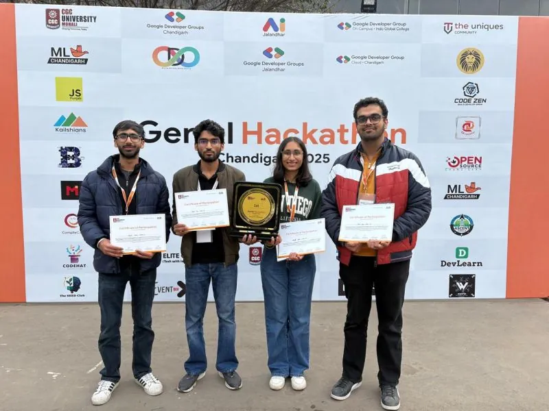 genai hackathon chandigarh · december 2025 - 2